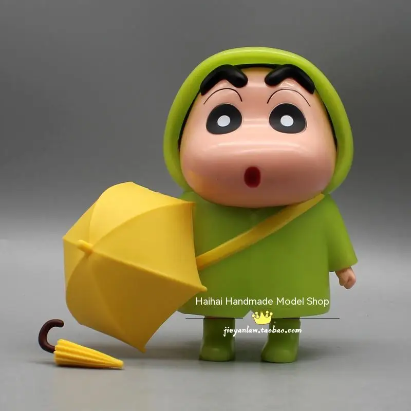 

Nohara Shinsuke Umbrella Raincoat Rain Boots Crayon Hand-made Gift Ornaments Doll Car Peripheral Model Gifts.