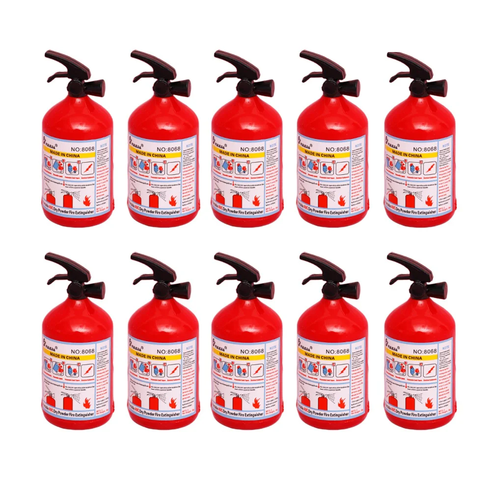 10 Pcs Fire Extinguisher Creative Sharpener Funny Pencil Single Hole Red Students Pupils