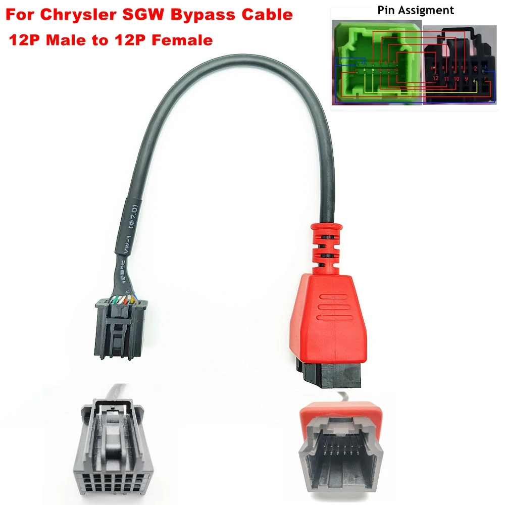 لكرايسلر SGW كابل تجاوز ل Iveco SGW تجاوز كابل 12pin محول عالمي موصل مهائي كابلات #2