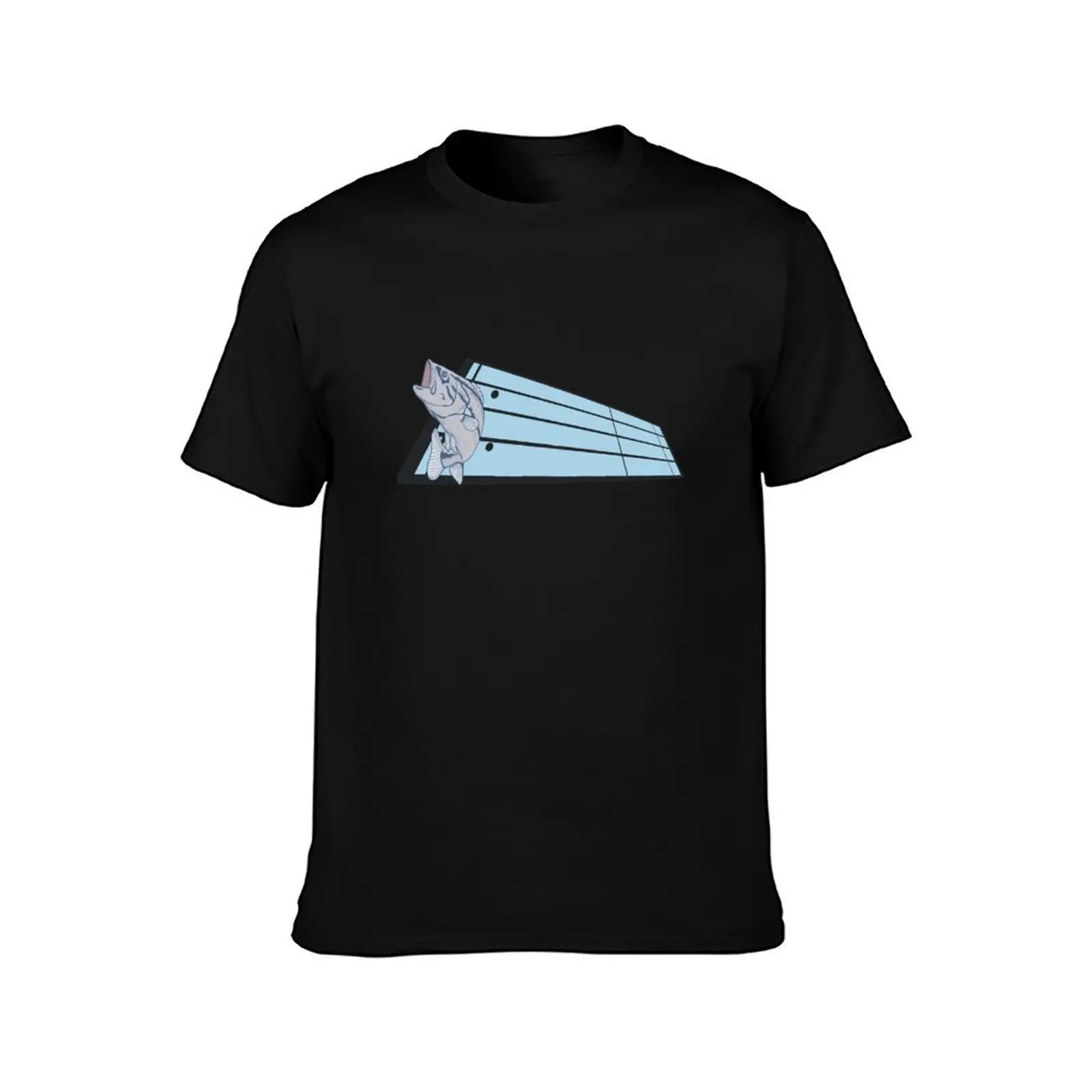 Bass Fish Bass Clef Clever Musical Fishing Pun T-Shirt Sporty Casual Quick Dry T-Shirt