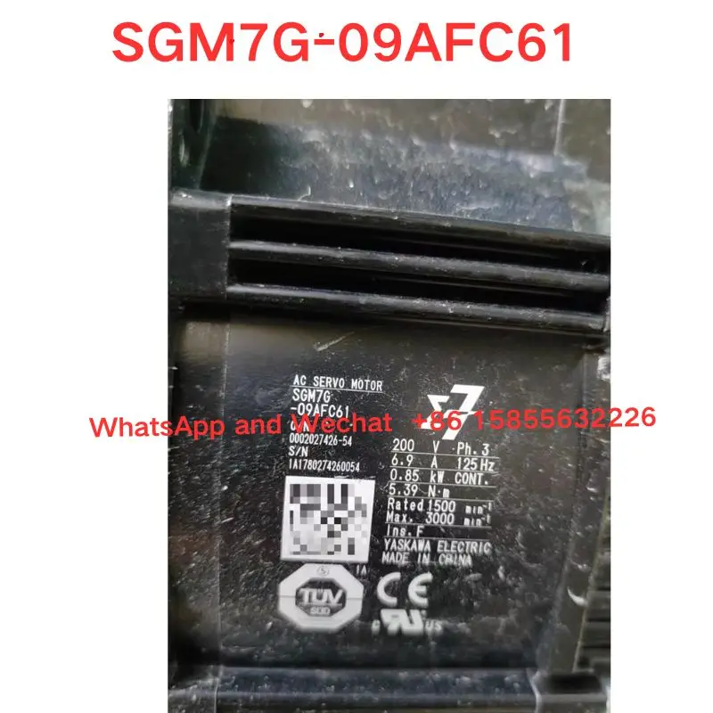 Used OEM disassembled parts SGM7G-09AFC61 Electrical Machinery Functional test OK