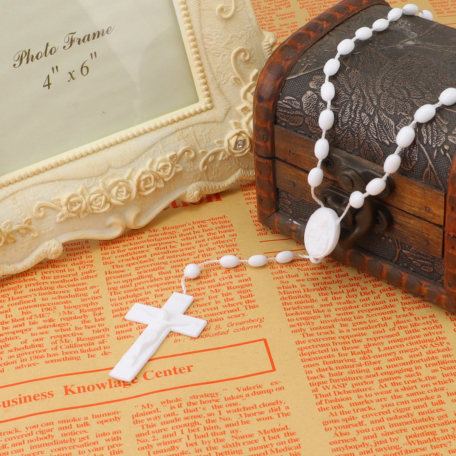 Cartone Animato Gesù Per Croce Pendente Collana Rosario Perline Collane Cattoliche Bambini Kid Girls Moda Gioielli Religiosi Fascino Regalo