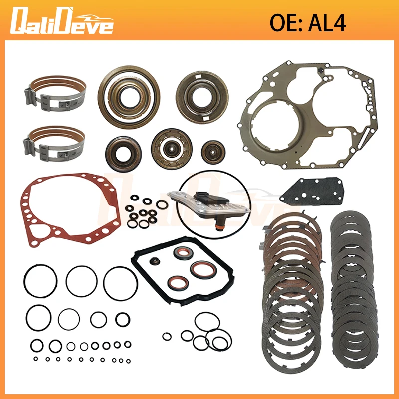 DP0 AL4 DPO Auto Transmission Master Rebuild Main Overhaul Repair Kit Clutch Friction Steel Plate Piston Filter for Peugeot