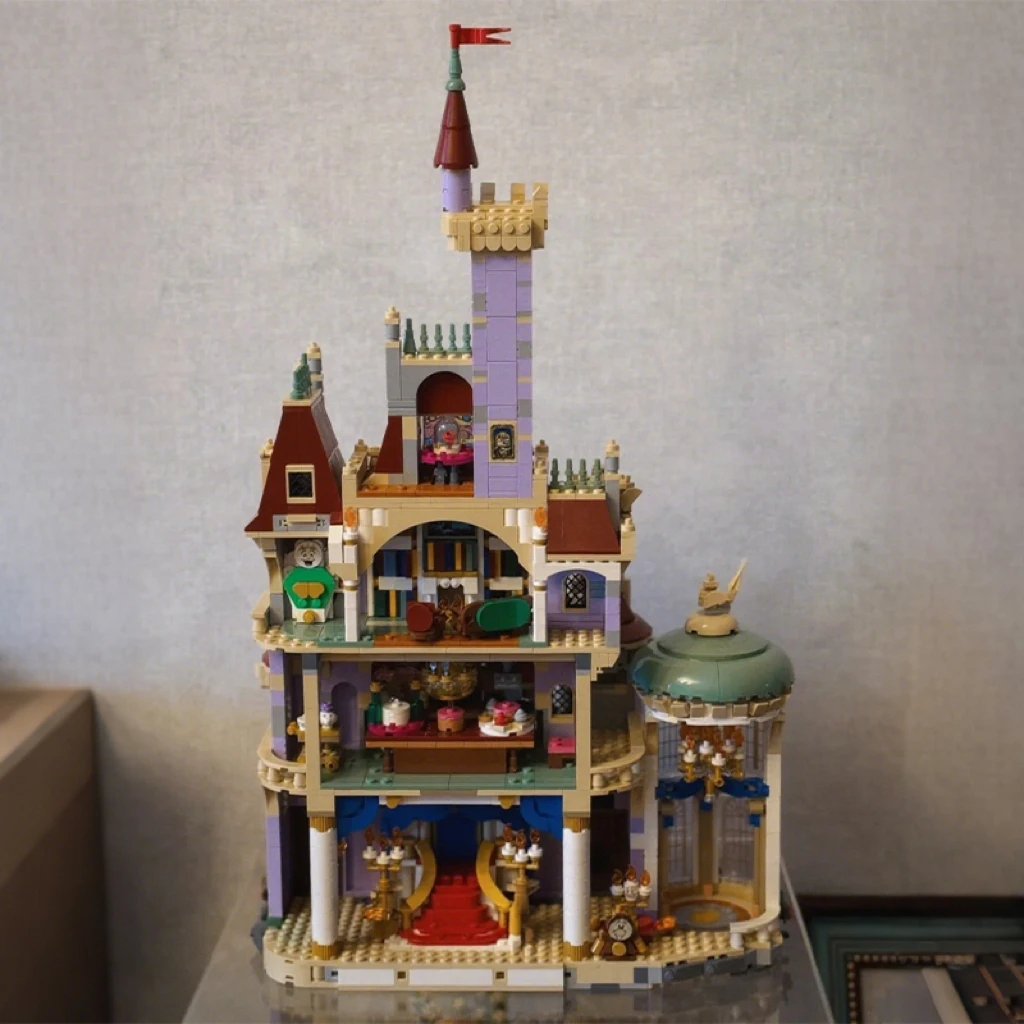 جديد 2916 قطعة كتل قلعة الجمال لعبة رومانسية تجميع نموذج ديكور المنزل Moc 43263 الكبار للفتيات هدية عيد ميلاد لعبة لطيفة نموذج