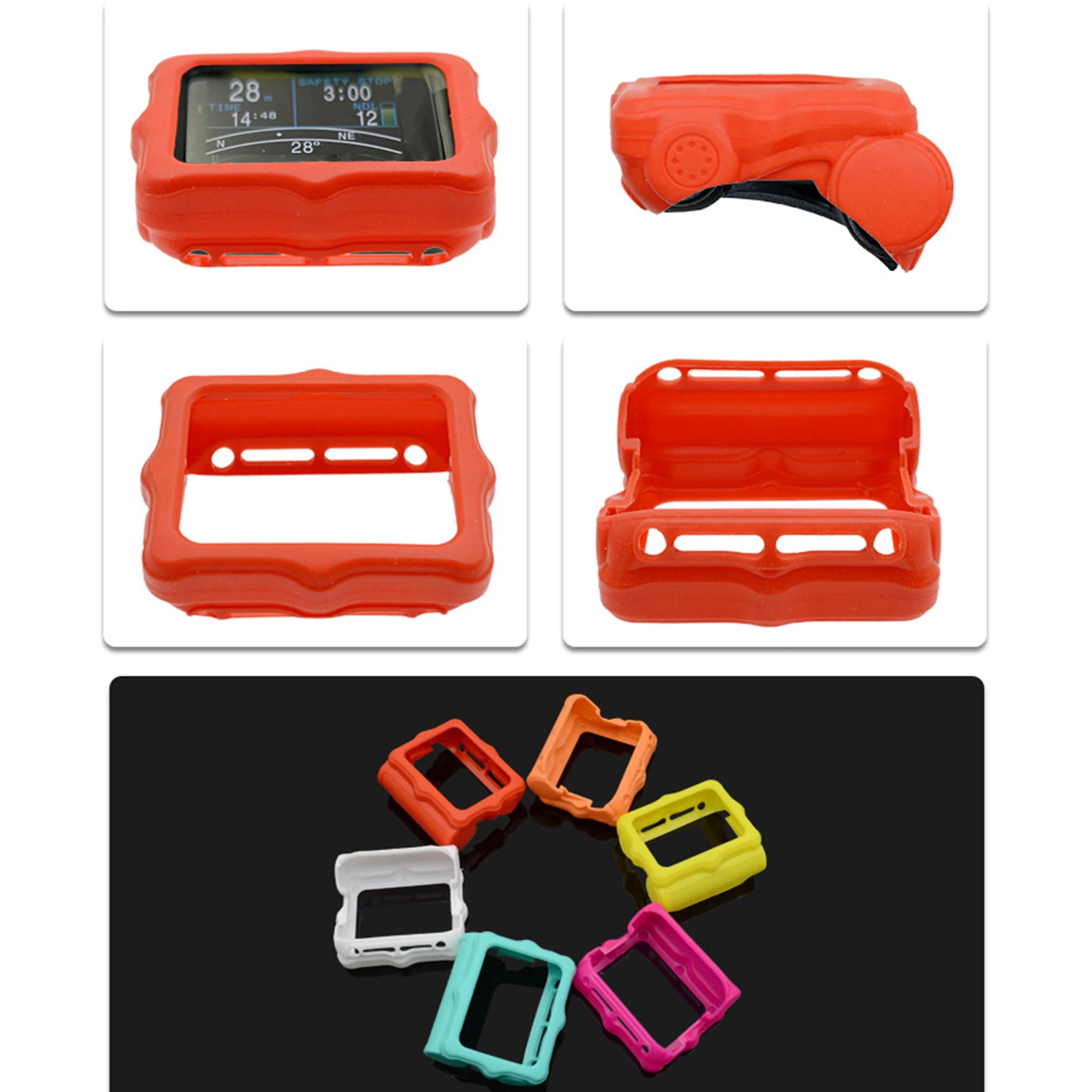 for Shearwater Perdix Silicone Dive Computer Protector Case Scuba Diving Watch Cover for Shearwater Perdix AI/SA/2