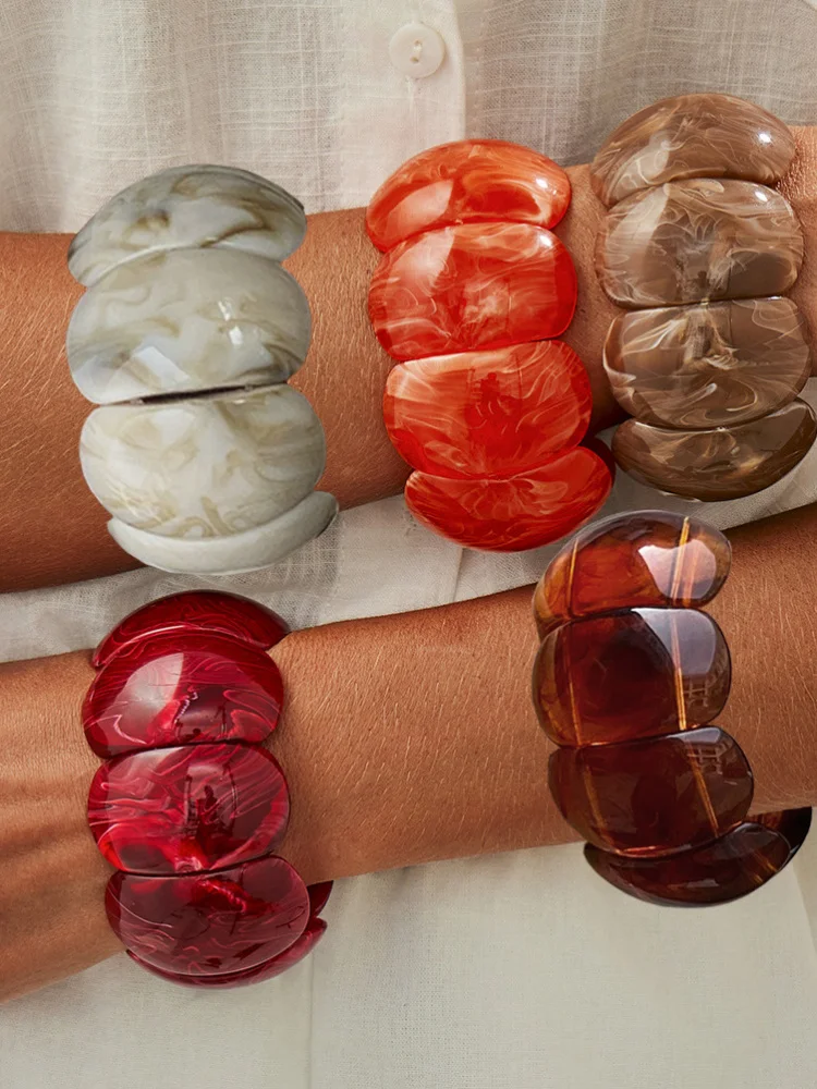 

Эластичный браслет с широким adient для женщин, модные, упрощенные, персонализированные украшения для рук, трансграничные CBUM