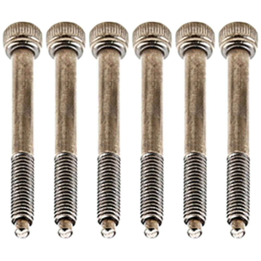 

6Pcs Premium Guitar Bridge Screws Easy Adjust Tone Strings Tremolo Parts Guitar Bridge Screws Musical Instrument Replacement