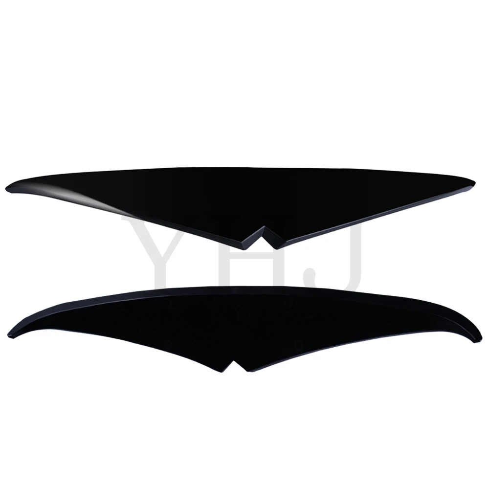 

Motorcycle Headlamp Eyebrow Eyelid Upper Tip Cover Visor For Harley Road Glide Special CVO FLTRX 2015-2023 Glossy Black