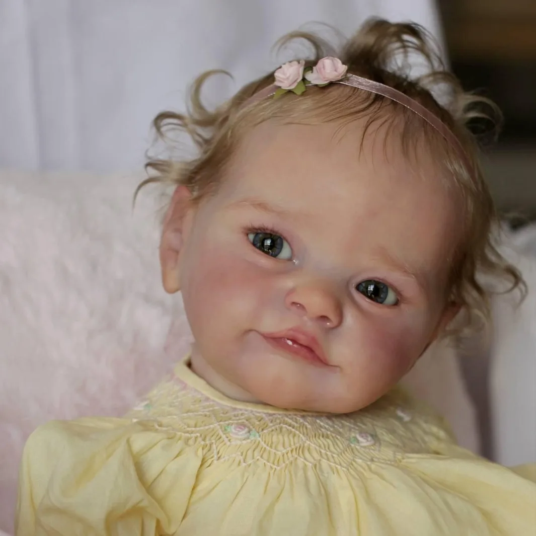 

60cm Bebe Reborn Doll Tobiah finished Painted Doll Lifelike Girl Boy Soft Body Silicone Princess Toddler Birthday Xmas Kid Gift