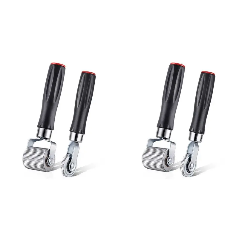 【RECOMENDAR】カーオーディオ防音ローラー シームローラー、4個パック 熱軽減マット ノイズローラー 防音ツール 自動車用