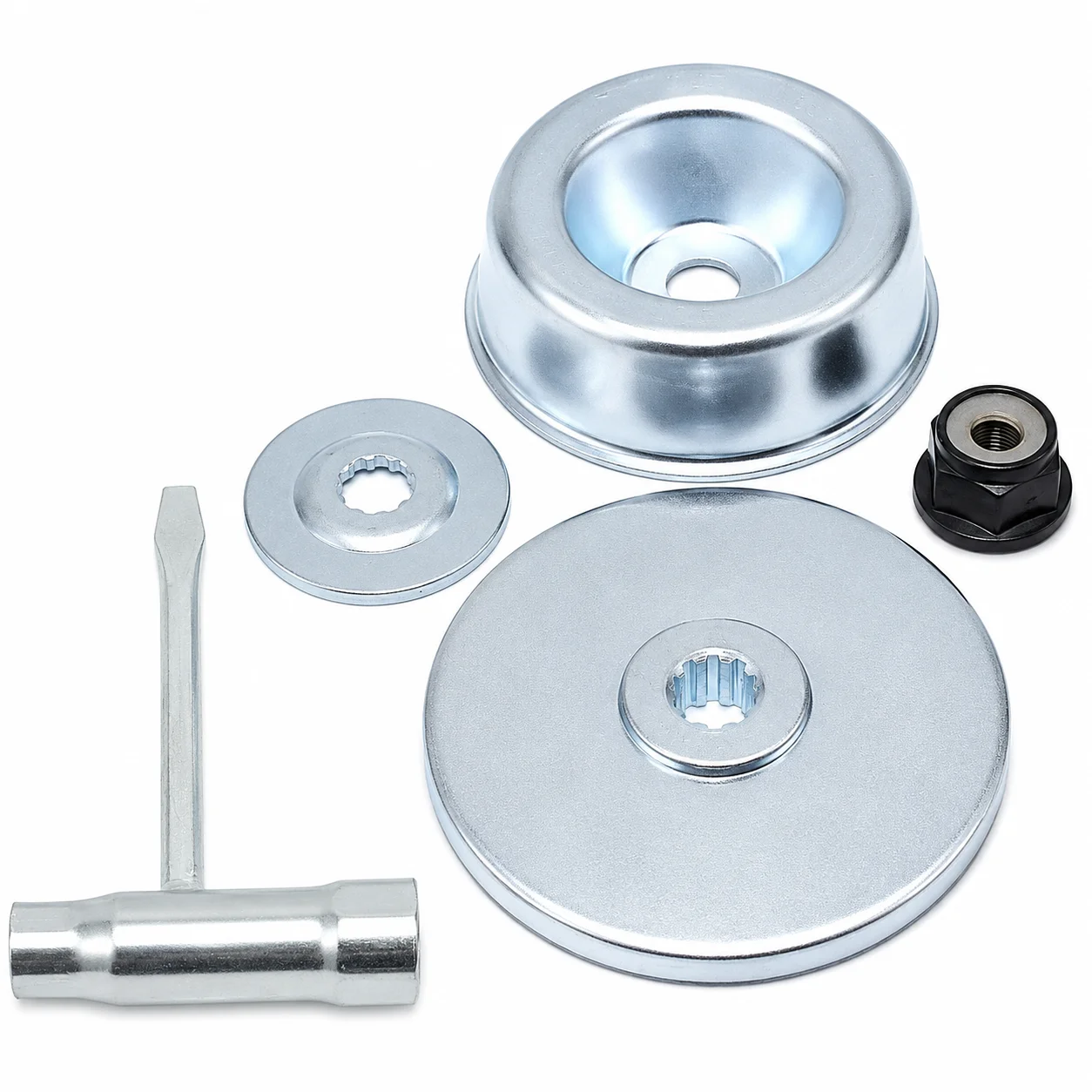Maintenance Kit Collar Nut for Stihl FS130R FS200R Trimmer Blade Adapter Attachment Replace 4126-713-3100 4126-642-7600 Parts