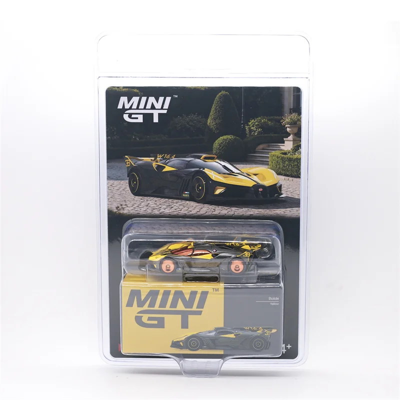 *Chase* MINI GT 1:64 Bolide Yellow / DB5 Fiesta Red China Blister