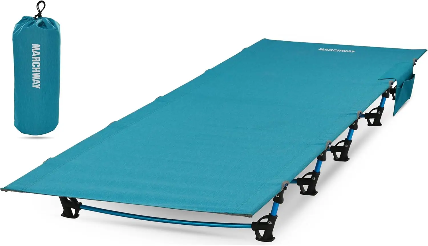 MARCHWAY Ultralight Folding Tent Camping Cot Bed, Portable Compact for Outdoor Travel, Base Camp, Hiking, Mountaineering, Lightw