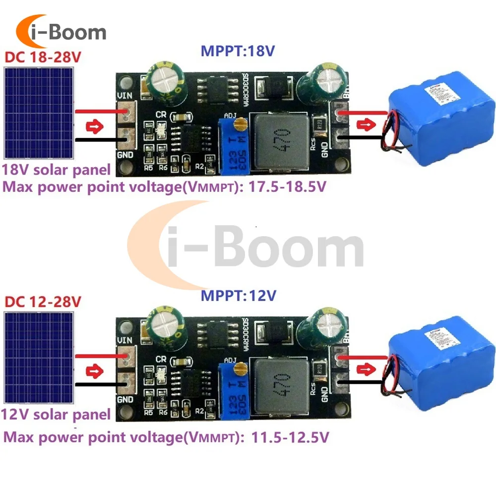 Solar Charge Controller Board MPPT 1A Lithium ion titanate battery charger module Solar Panel Charger Regulator Control Module