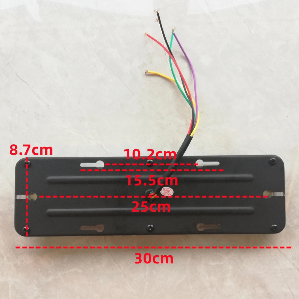 2X 12/24V Truck Tail Light waterproof shockproof LED running water turn signal Brake Lights Reverse Lorry Bus Trailer Fog lamps