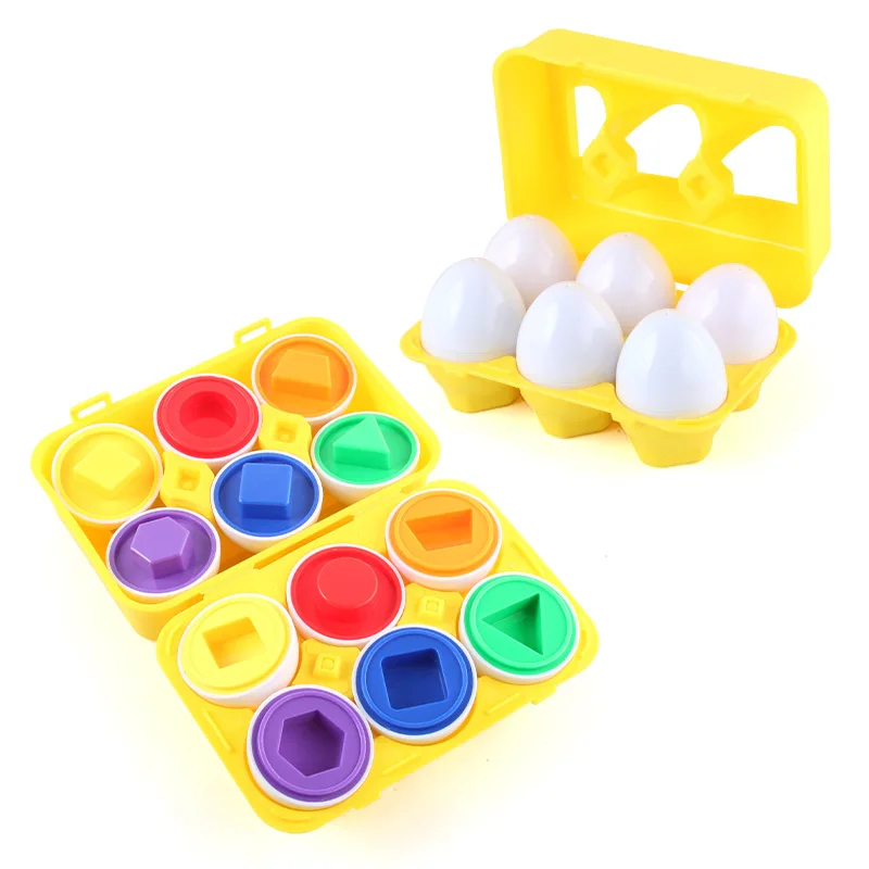 

Yellow Smart Hide Eggs, Educational Shape Sorter, Toddler & Kids Toy, Suitable For 6 Months & 1, 2 and 3 Year Old