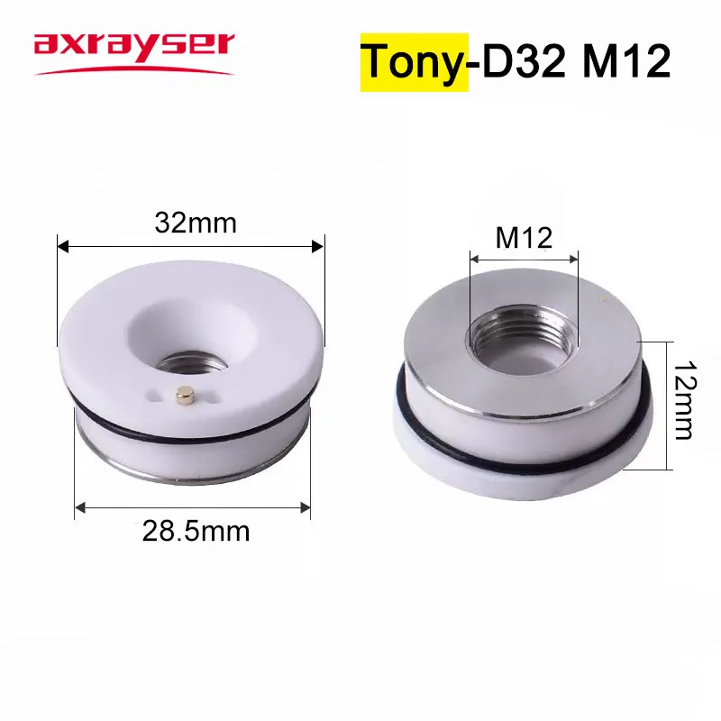 Spezieller Laser-Keramikdüsenhalter D32/28 Precitec-KTXB Raytools-3D WSX-Mini TONY für Faserlaser-Schneid- und Schweißmaschinen – Detail 9