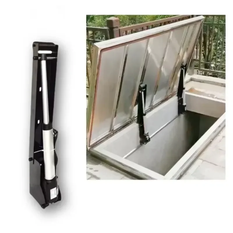 Electric Wine Cellar Hatch Remote Control Heavy Duty Lifting Hinge for Home Bar Basement Storage Automatic Door Opener Push