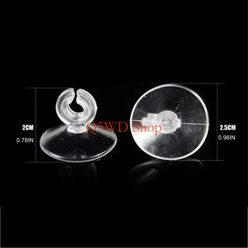 Q5WD Aquarium hút clip clip cho cá cho bể phù hợp với bể chứa nước tiêu chuẩn Tubi