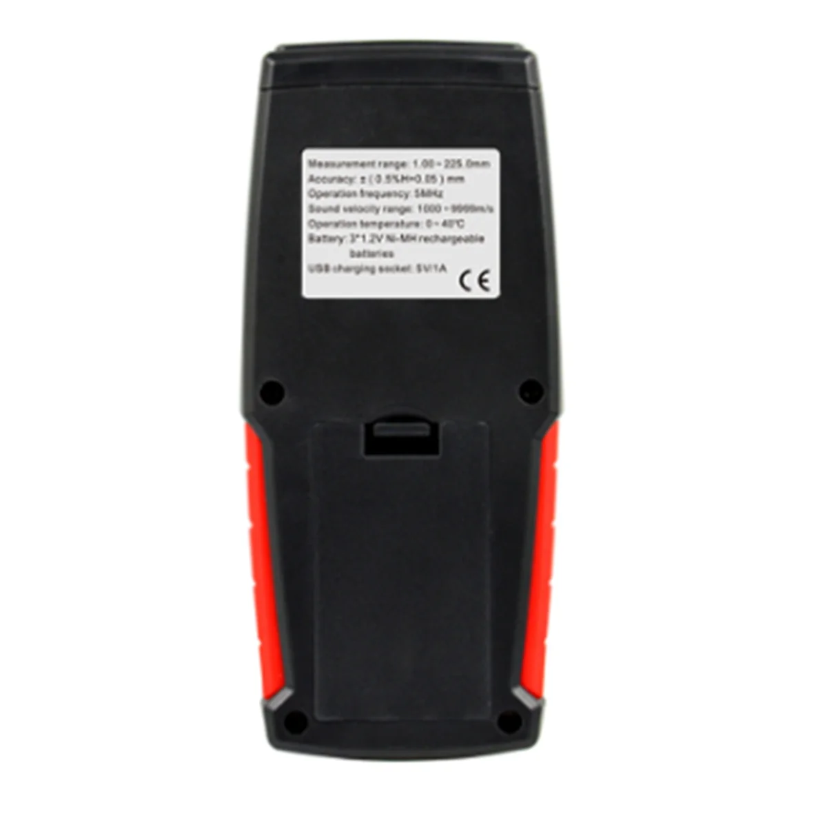 ABNJ Ultrasonic Thickness Gauge Meter Tester Steel Plate Glass Plastic Ceramic Thickness Meter Rechargeable Battery