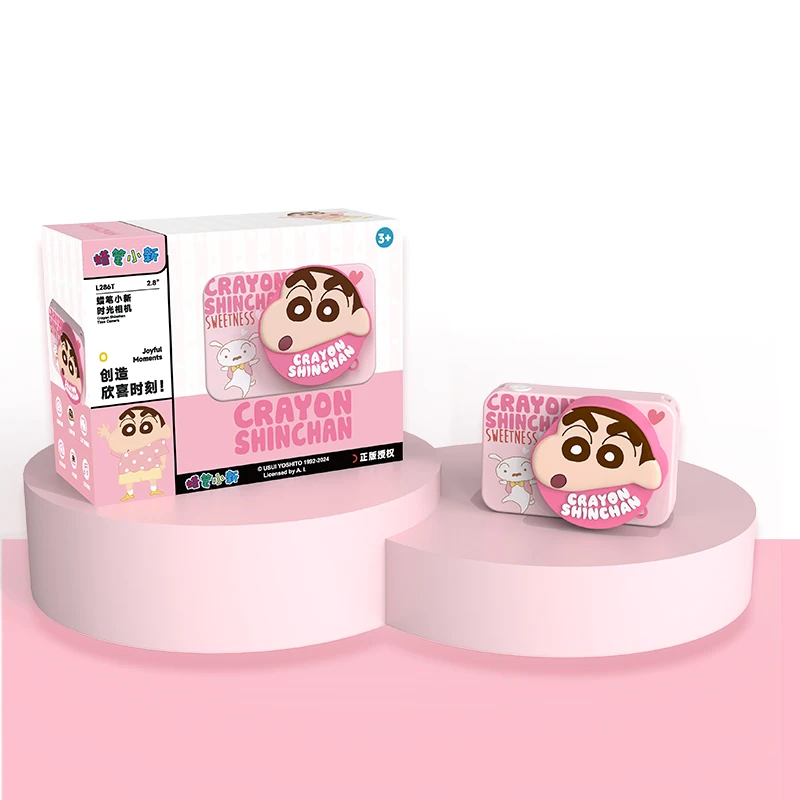 CRAYON SHINCHAN Children\'s Camera 1080P HD Camera Animation Peripherals High-Definition Digital Camera Birthday Girl Toy Gift