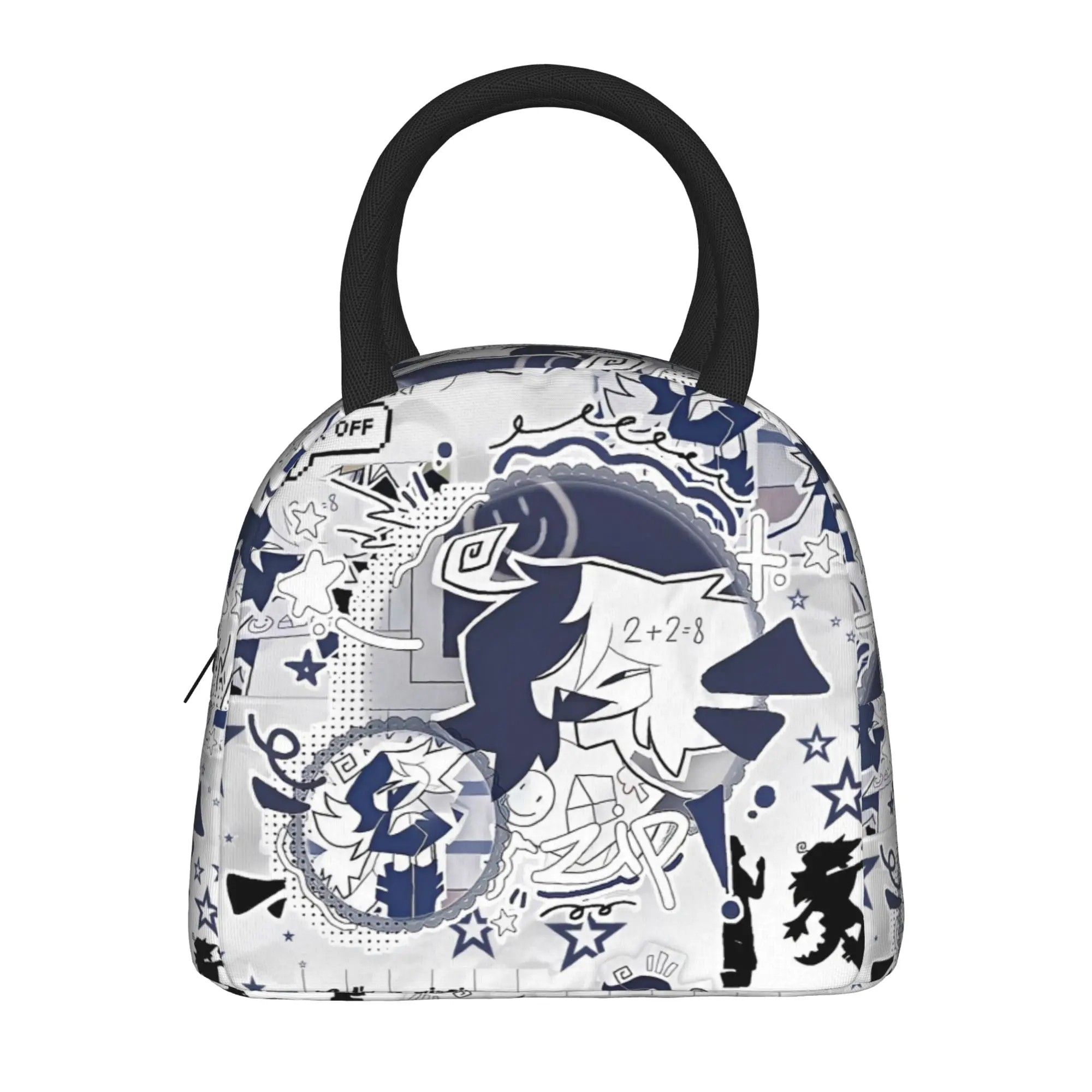 Fundamentals Paper Education anime Product Insulated Lunch Tote Bag For Picnic Food Box Portable Thermal Cooler Lunch Boxes