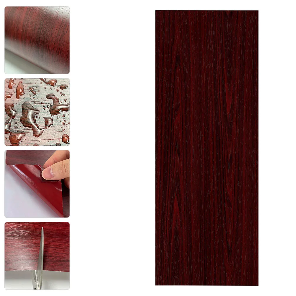 Adesivo de piso de pvc à prova d'água, descascar e colar, pranchas de grãos de madeira, fácil instalação, azulejos decorativos, descascar e colar, pranchas de chão