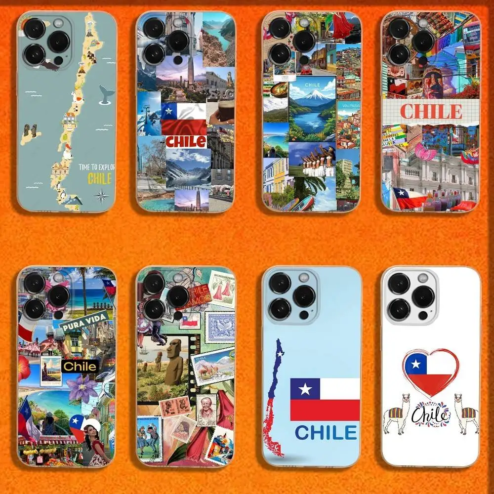 

Chilean Urban Landscape Art Phone Case For iPhone 16,15,14,13,12,11 Plus,Pro,Max,XR,XS,Plus,E,SE4,Mini Transparent Cover
