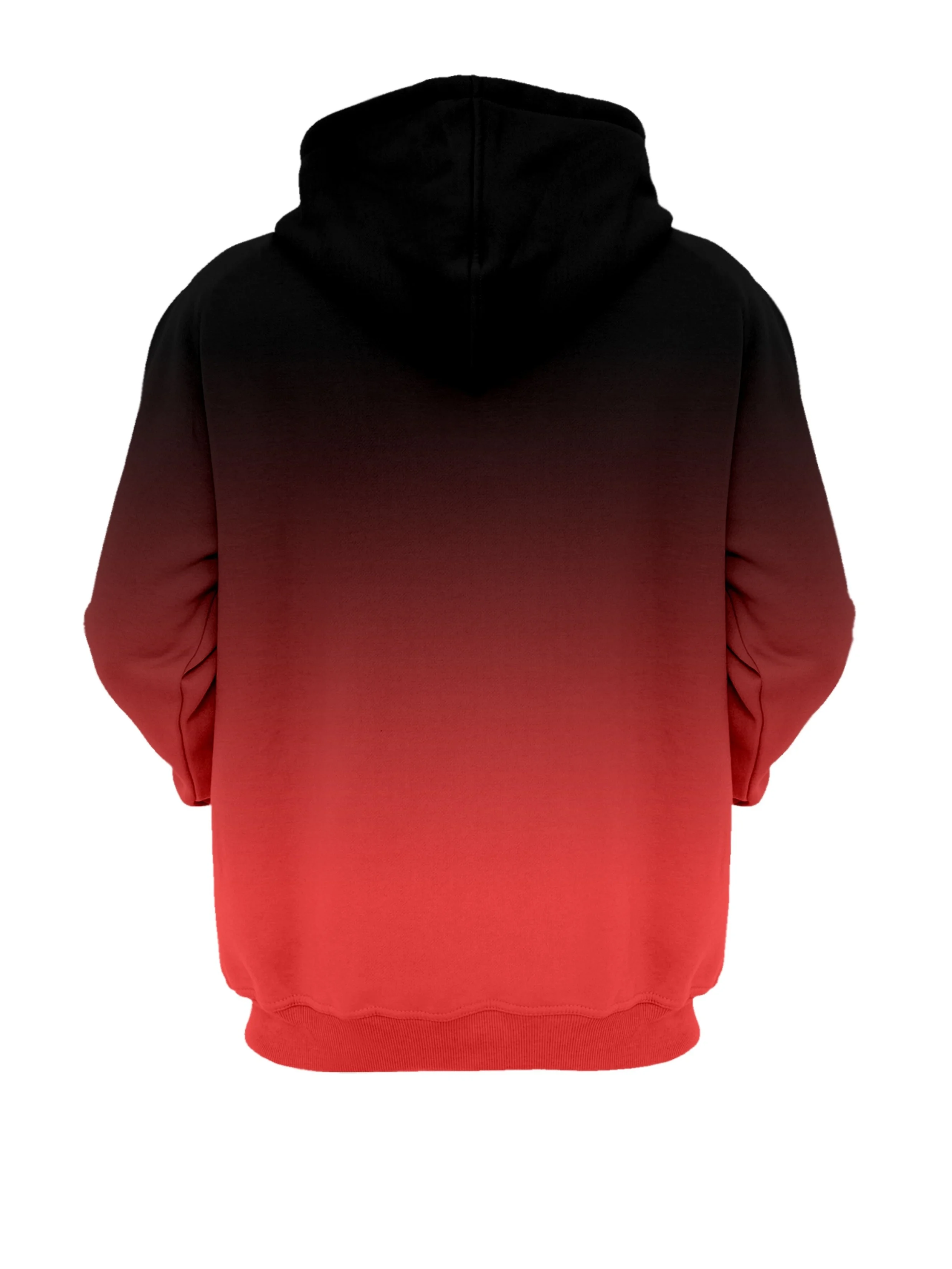 Unisex Gradient Color Paris Letter Print Hooded Sweatshirt Casual Long Sleeve Comfortable Streetwear Pullover for Men and Women