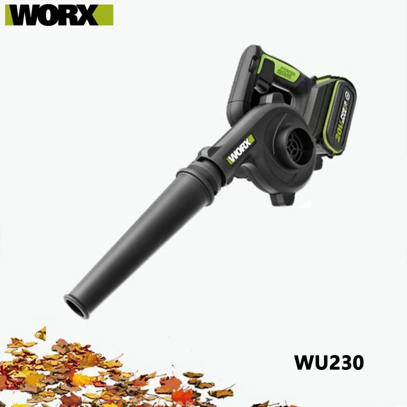 WORX مجفف الشعر WU230 مجمع غبار صناعي 20 فولت بطارية ليثيوم أدوات كهربائية