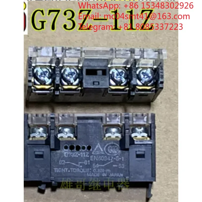 New G73Z Series Relay Auxiliary Contactor G73Z-20Z G73Z-11Z G73Z-02Z Auxiliary Contact Block For G7Z Power Relay