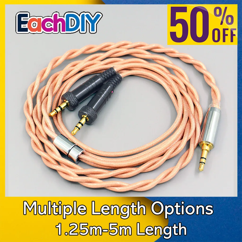 

Type6 756 core Shielding 7n Litz OCC Earphone Cable For Sony MDR-Z1R MDR-Z7 MDR-Z7M2 With Screw To Fix LN007997