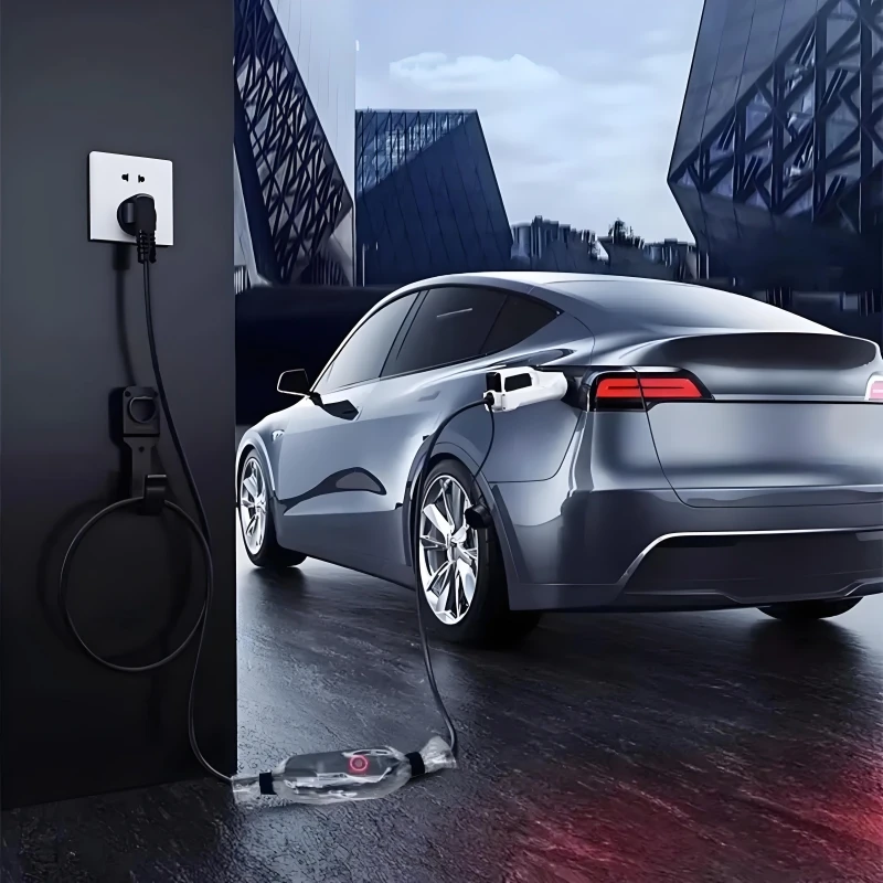 EV Portable Charger Rain Cover Electric Car Charging Control Box Waterproof Bag Plug Row Motor Vehicle Plug Protector Outdoor