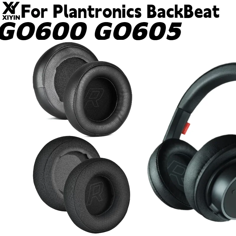 Replacement Football Net/Protein Skin Ear Pads Cushions For Plantronics BackBeat GO600 GO605 Headphones Ear Cushion Repair Parts