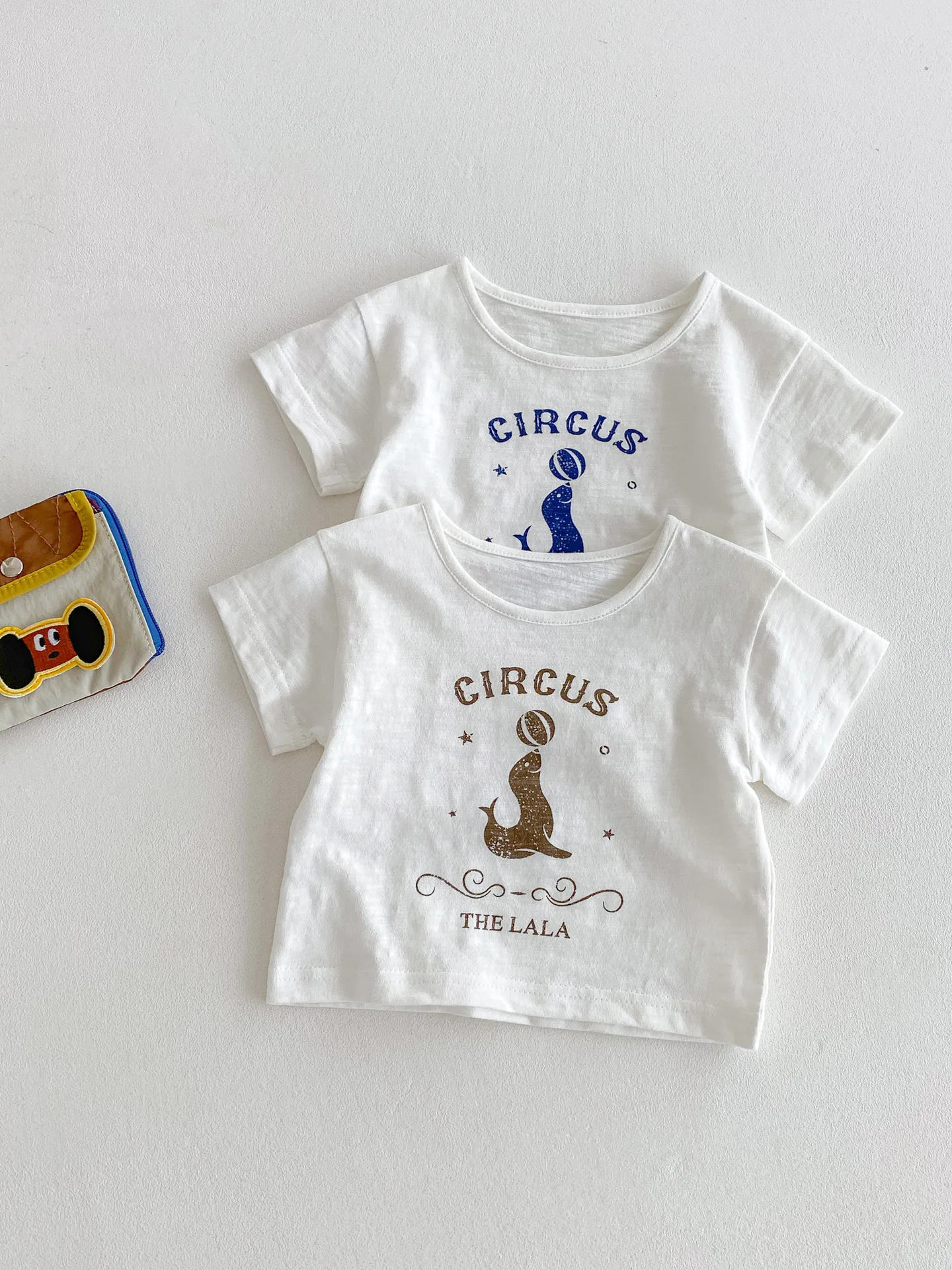 

2025 Summer New Baby Short Sleeve T Shirts Cotton Infant Girl Cartoon Print Casual Tee Toddler Clothes Boys Thin Breathable Tops