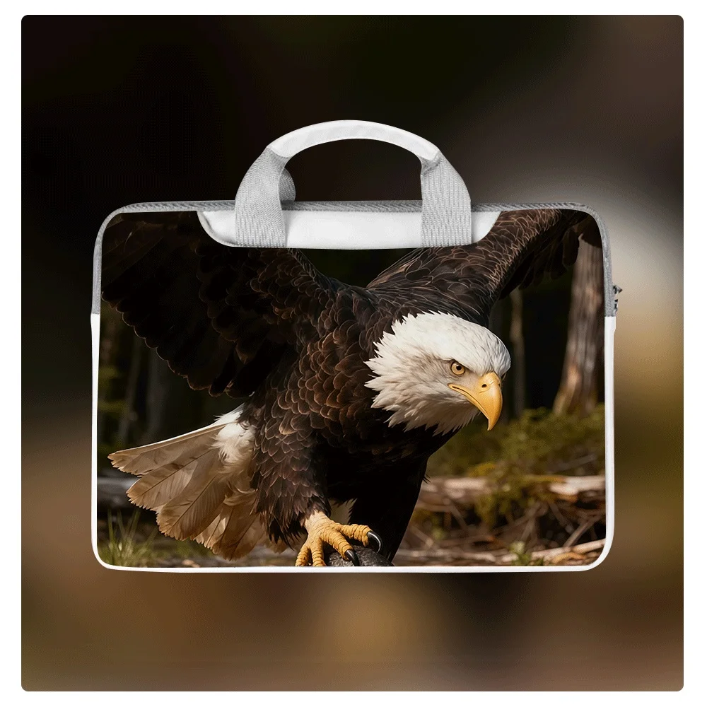 

Fashionable Eagle Laptop Shoulder Bag Handbag 12-16 Inch Waterproof Large Capacity Crossbody Bag Suitable for All Laptop Brands