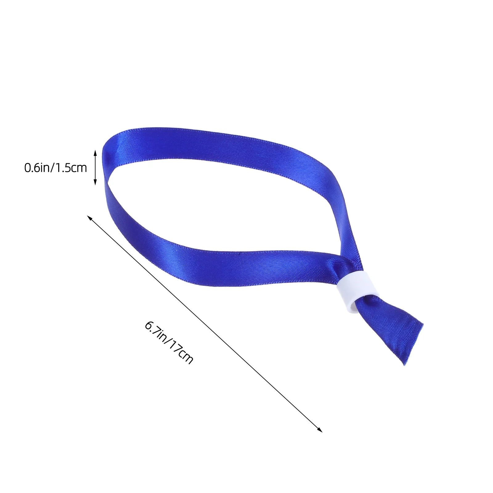 20 قطعة من أساور المعصم للحدث بلون سادة للحفلات والمهرجانات الموسيقية والأنشطة الرياضية وتحديد القماش القابل للتصرف #6