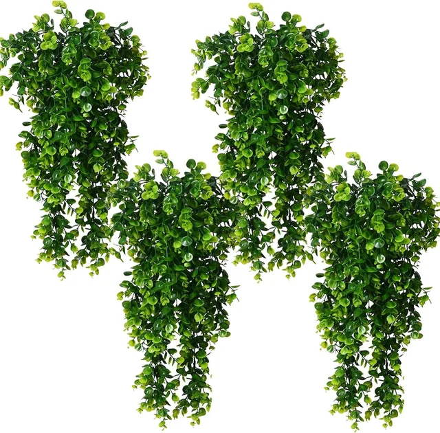 30in planta artificial videiras simular parede verde decoração do jardim casamento casa decoração do quarto diy eucalipto natal navidad planta