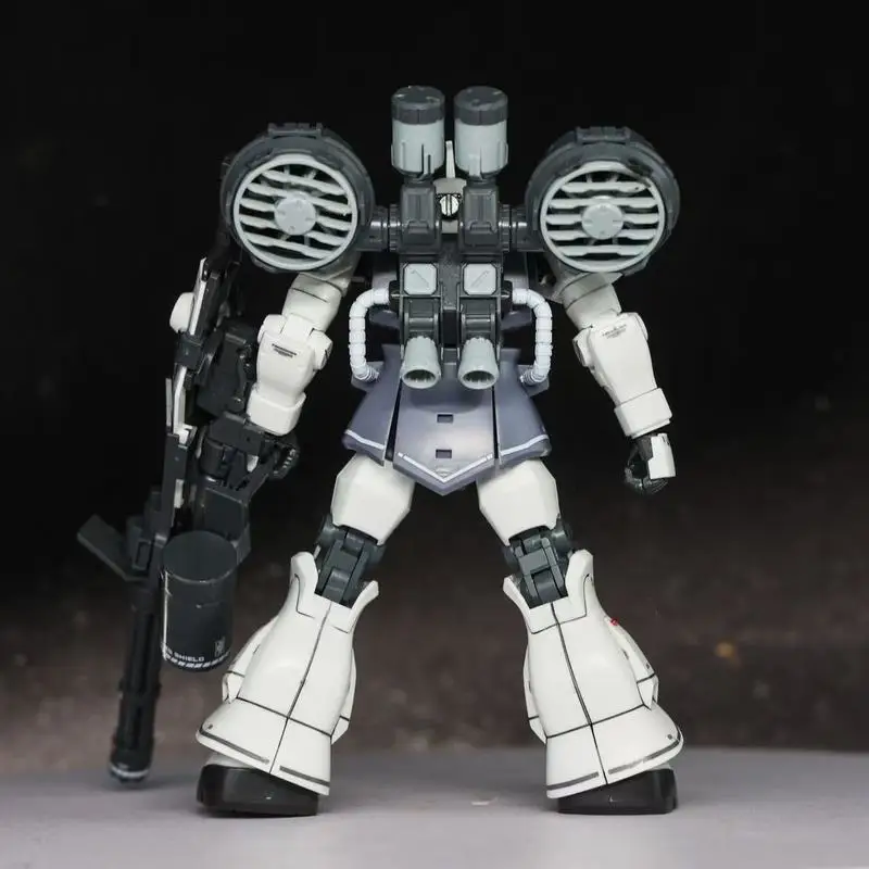 NEW STAR HG 1/144 MS-07B-3 Gouf Tiger Assembly Model Kit Flight Backpack Sets Action Figure Blue White Plastic Model Kits Custom