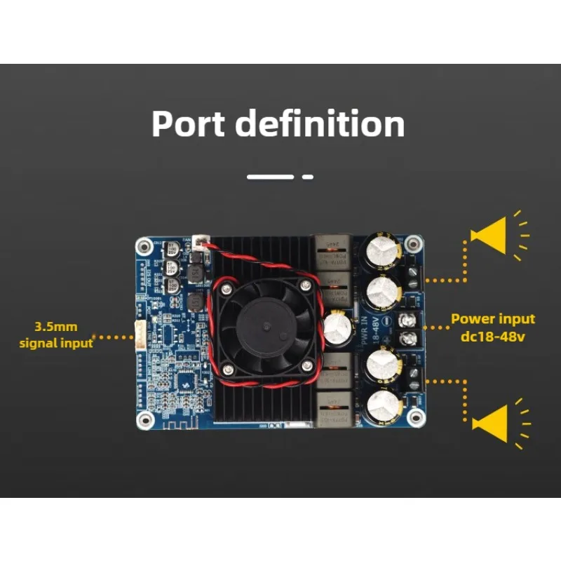Nvarcher TPA3255 Class D 2.0 Channel Stereo Audio amplifier 2x300W  HIFI Digital Power Amplifier Board