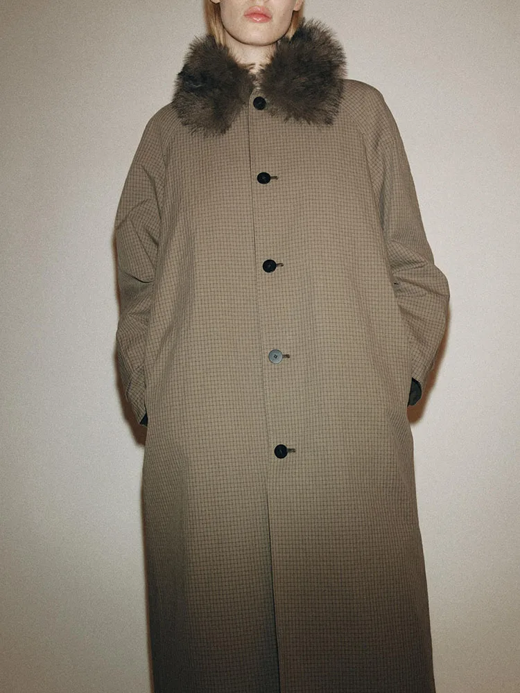 

Высококачественное пальто с эффектом искусственного меха, Новое поступление для женщин, зимняя верхняя одежда Ele Commuter Sle, премиум-качество