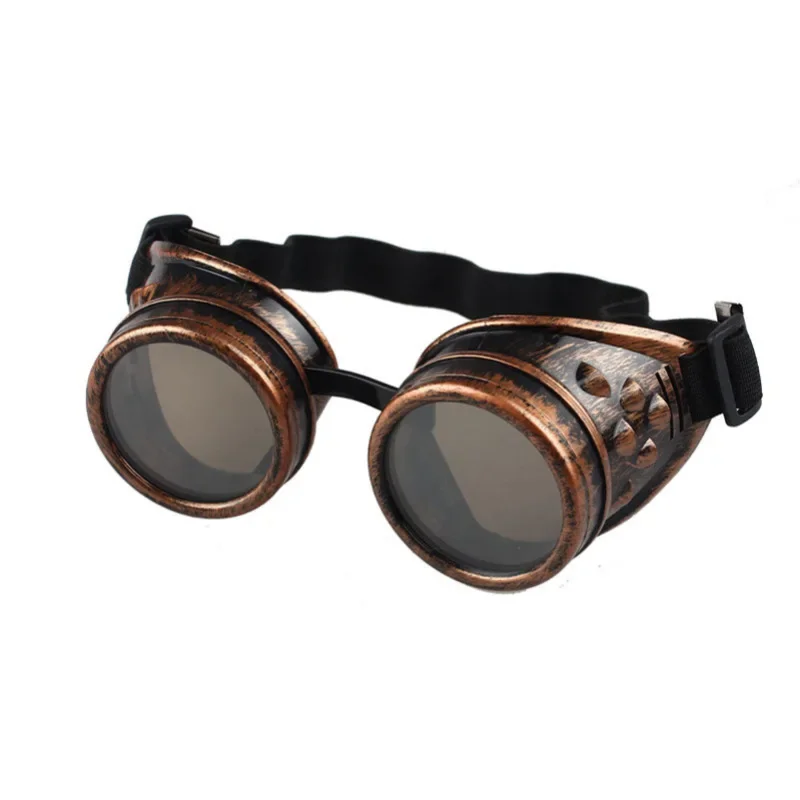 Steampunk Goggles Vintage Punk Round Sunglasses Retro Gothic Style Sun Glasses for Party Brand Designer Outdoor Shades Eyewear