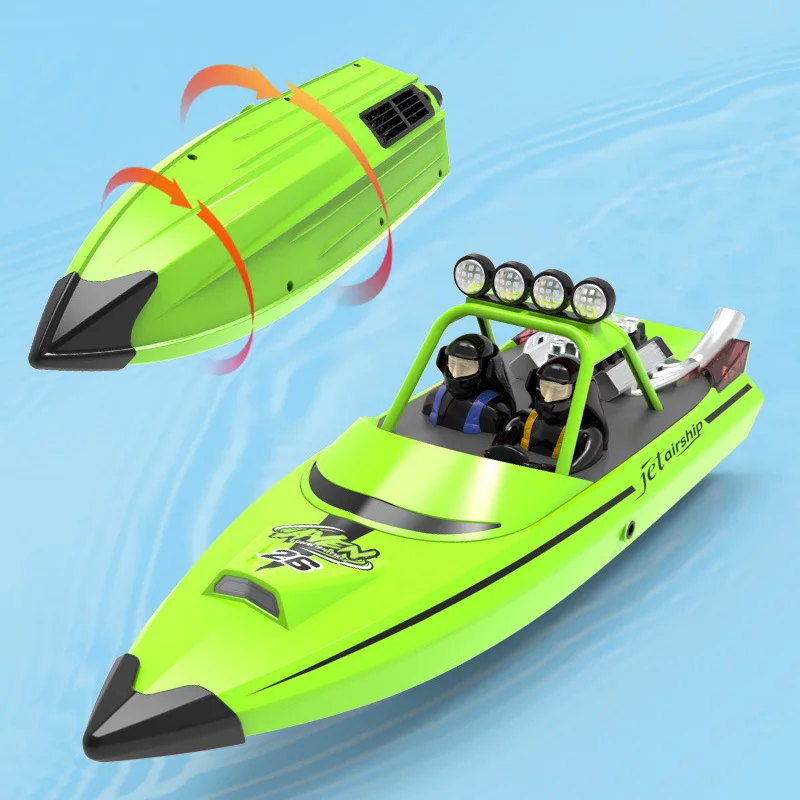 TY725 RC Boat TURBOJET PUMP High-Speed Electric Remote Control Jet Boat Low Battery Alarm Function Adult Children Toys Gift