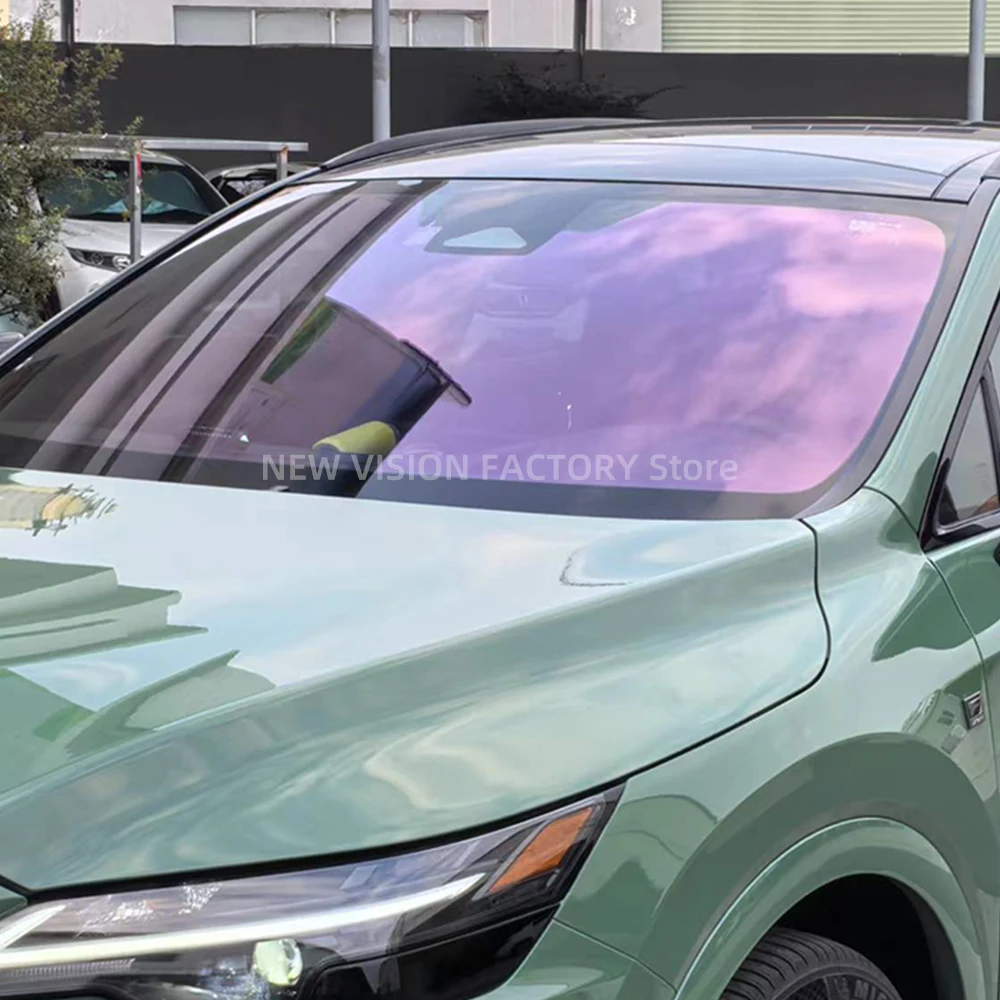 

1 м X 3 м 70% пленка-хамелеон на окно автомобиля фиолетовый цвет наклейка на стекло Chanage высокая изоляция солнце солнечные декоративные защитные фольги