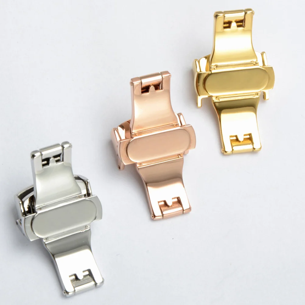 20 مللي متر 304L الفولاذ المقاوم للصدأ زر مزدوج مشبك غير التلقائي حزام الملحقات مصقول النهاية 2 مللي متر سمك #1