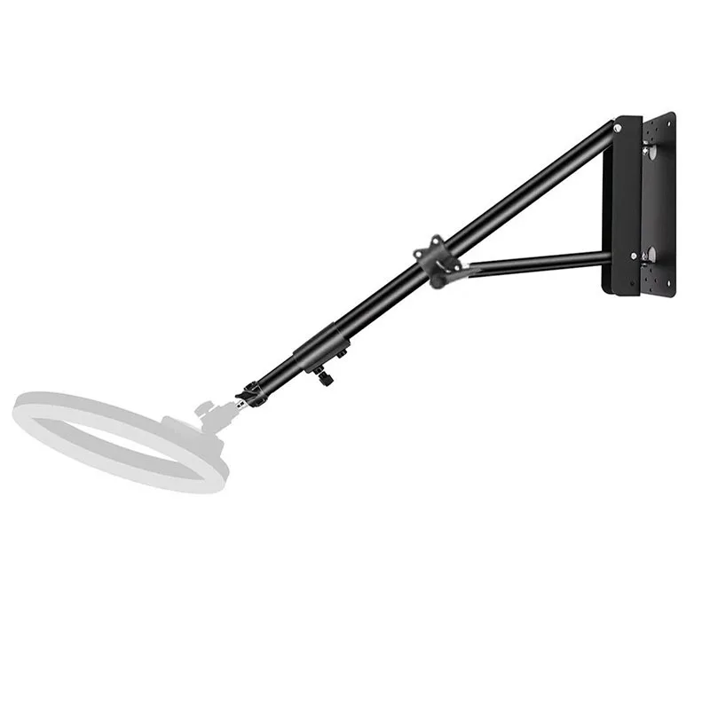 

Photography Professional Ceiling Light Stand Mount Boom Arm Wall Black Adjustable Arm Bracket For Photo Studio Ring Light Video
