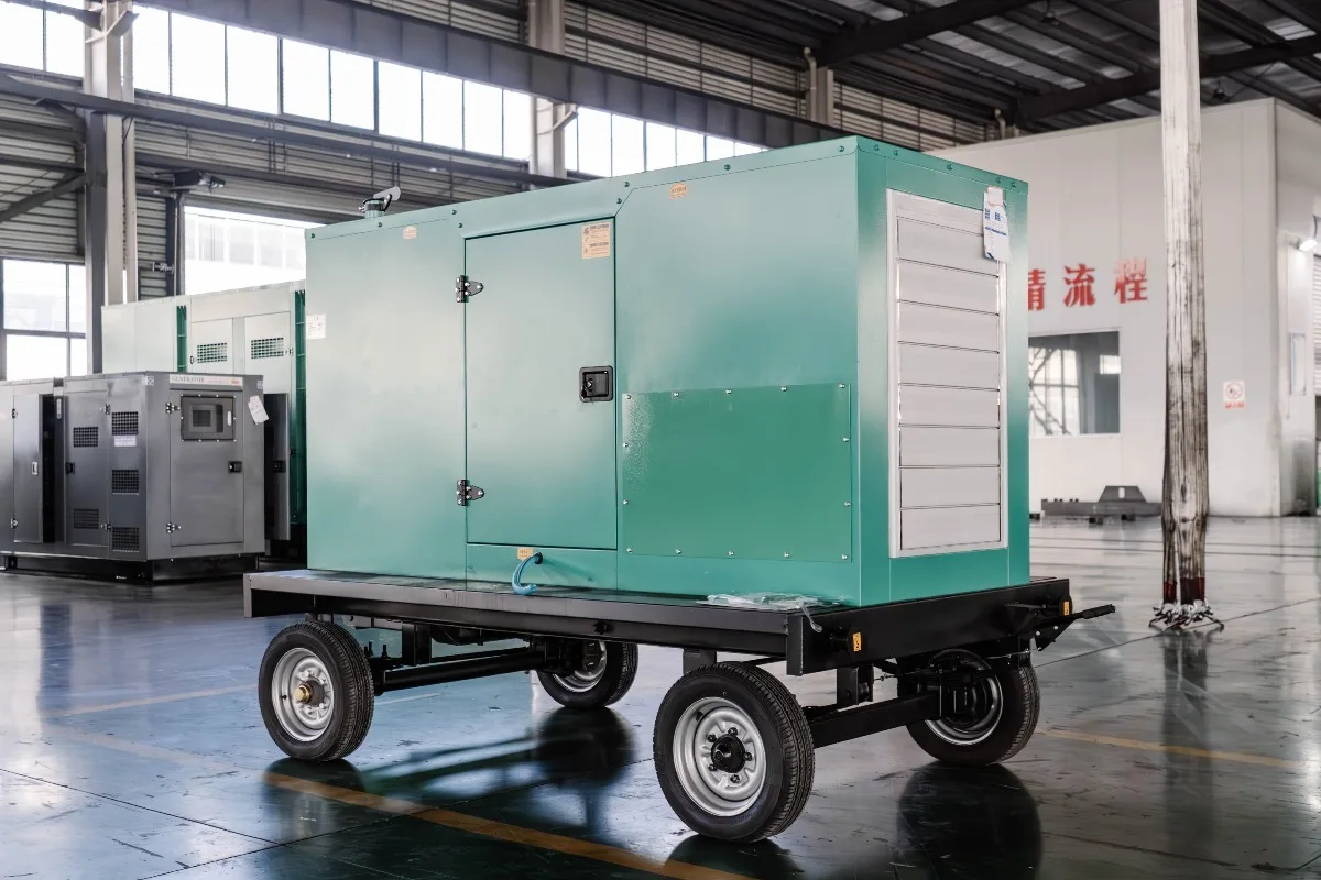 Silent Diesel Generator 50KVA 3 Phase Super Silent 60KW 75KVA 80KW Silent Trailer Type Diesel Generator With ATS Auto Start