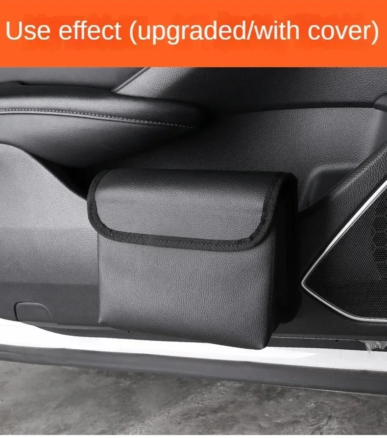 Auto Mülleimer Auto Tür Lagerung Box Faltbare Sitz Zurück Hängen Auto Innen Produkte – Detail 8