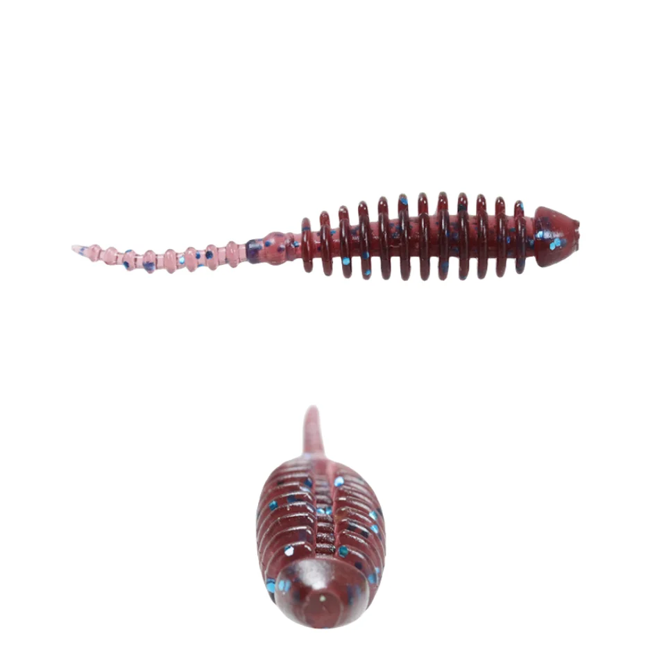 MUKUN 20PCS NEUE AJING Weicher Köder Rockfish Angeln Lockt 0,2g/3,5 cm MINI Künstliche Köder Swimbaits Jig locken Wobbler Wurm Tackle – Detail 3