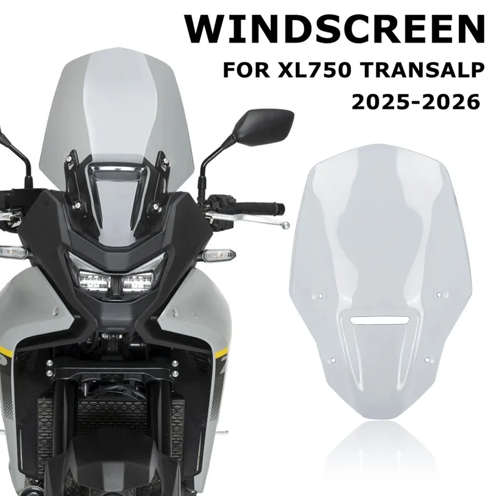 XL750 Windscreen Windshield Wind Deflector For Honda Transalp XL 750 TRANSALP 2025-2026 High Wind Screen Deflectors Visor Shield